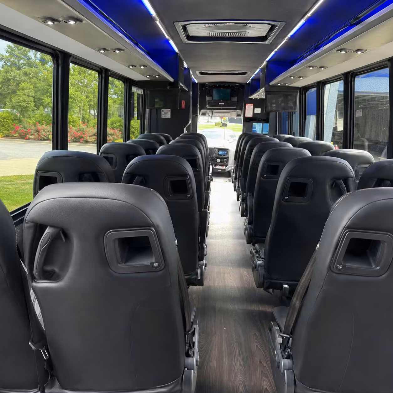 25 passenger minibus inside