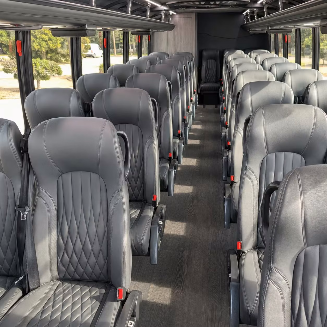 25 passenger minibus interior