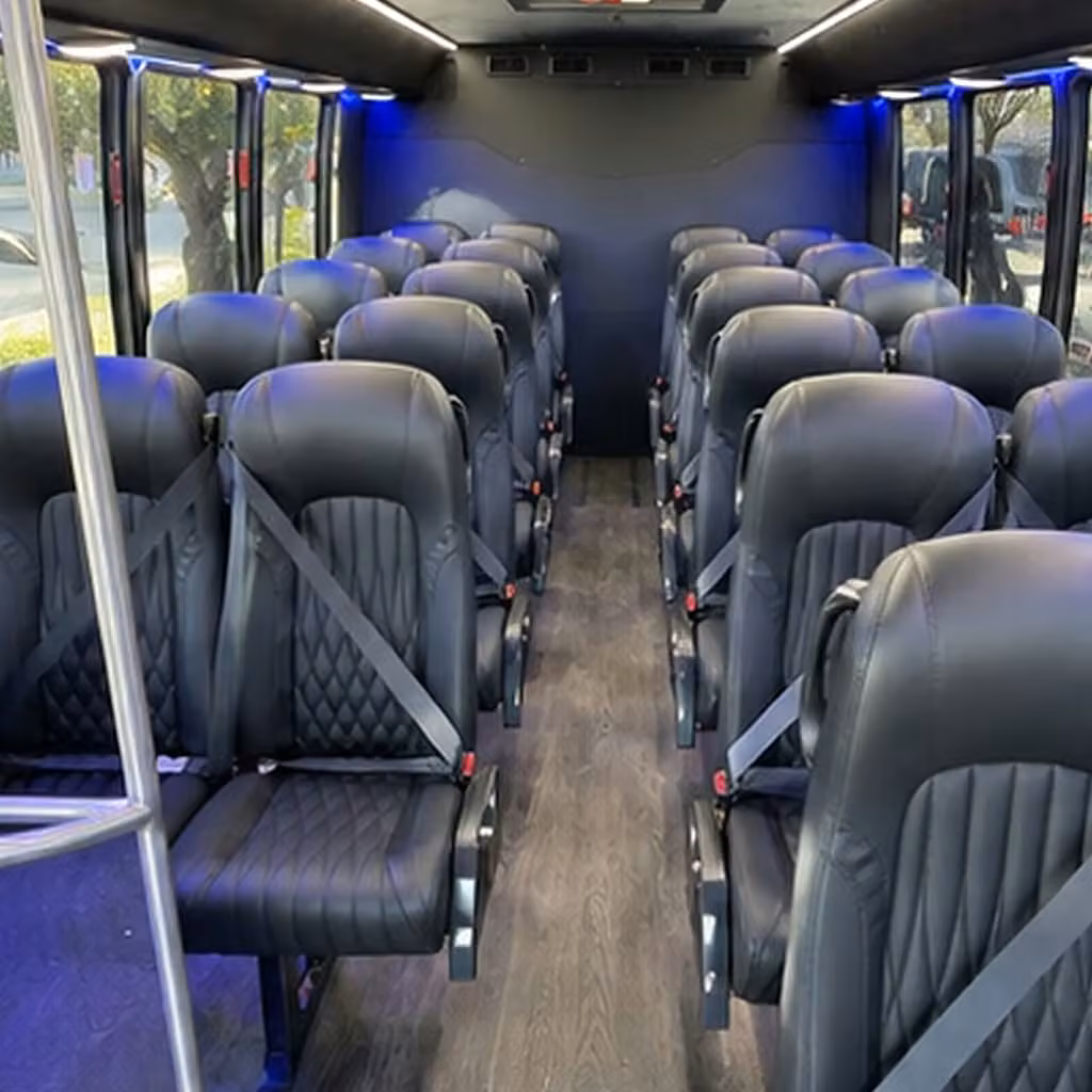 30 passenger minibus interior