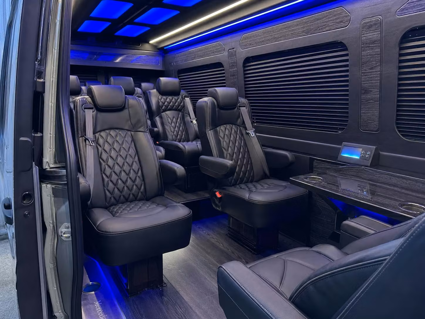 sprinter van transportation for groups and events across modesto